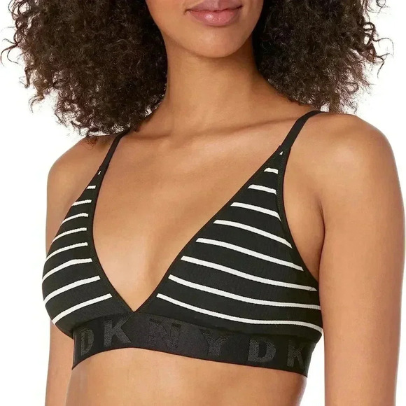 DKNY Women's Seamless Litewear Rib Bralette Bra - Picture 1 of 9